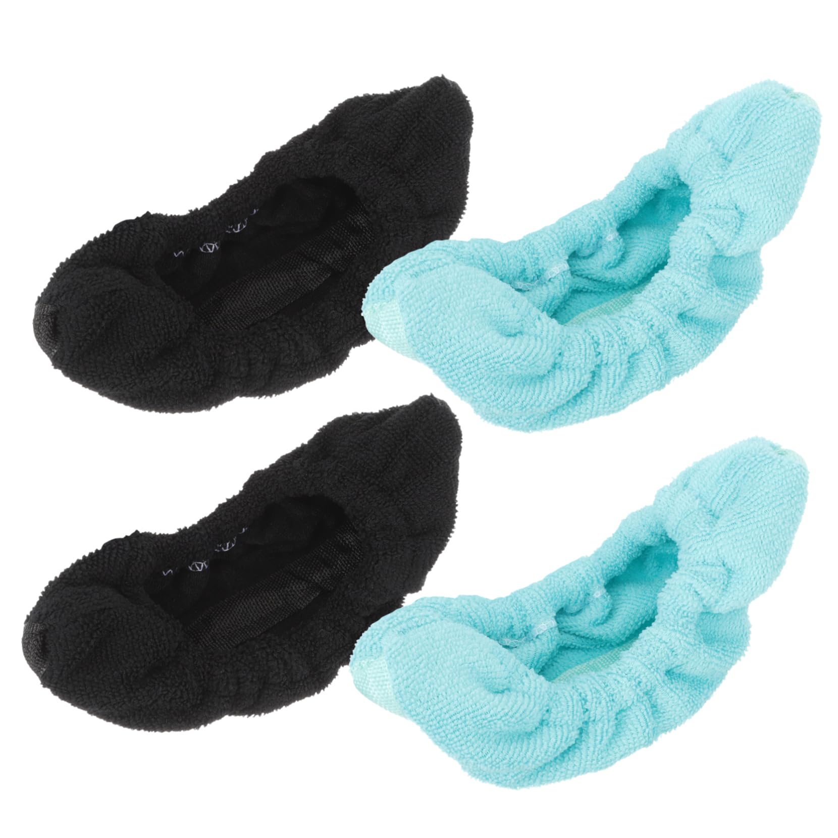 ibasenice Cubiertas De Cuchillas para De Hielo De Microfibra De Antideslizantes para Zapatos De Patinaje Artístico Y Hockey S Negro Azul
