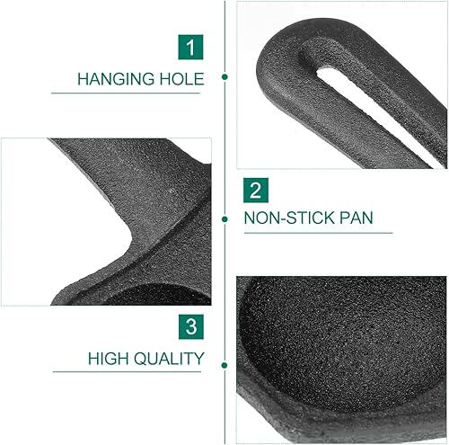 Miniatura 8 de Cabilock Sartén Takoyaki de hierro fundido, 12 moldes antiadherente Takoyaki Maker Sartén para bolas de pulpo japonesas, Aebleskiver, hojaldre para