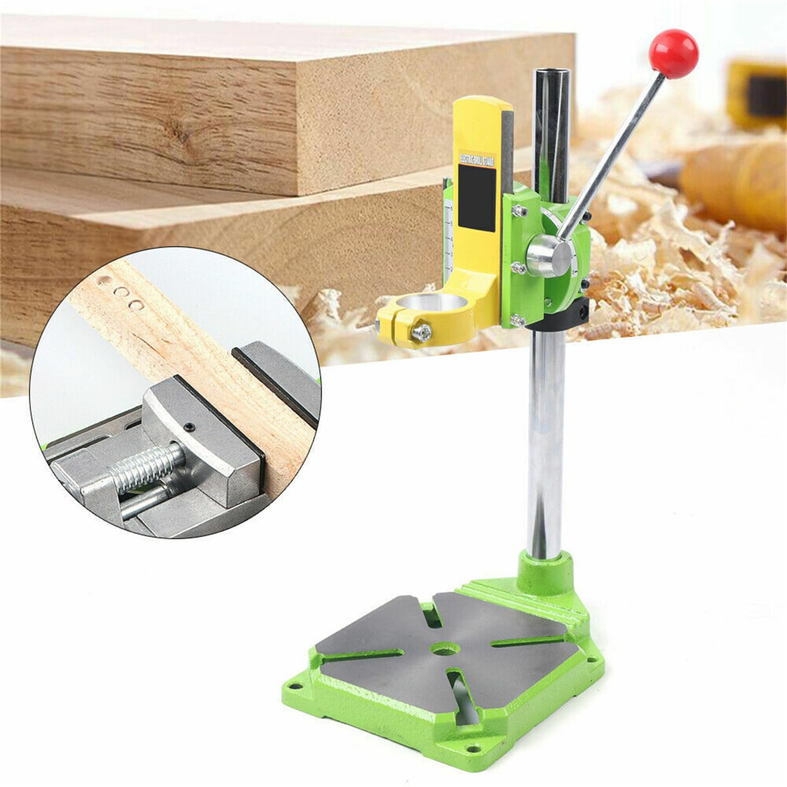 Taladro giratorio 90°, 490 mm, giratorio para mesa, soporte para taladro, soporte para taladro de mesa, soporte para muchos modelos