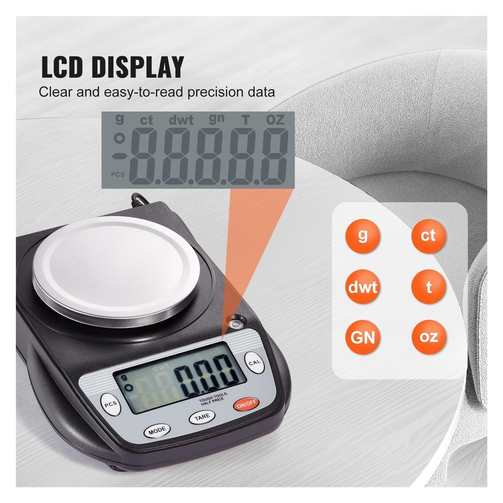 Dokładność Wagi Analitycznej, Wysoka Precyzja, Waga Laboratoryjna, Wyświetlacz LCD, Cyfrowa Do Biżuterii, Jubilerska Szerokie Zastosowania(0.01g 3kg)
