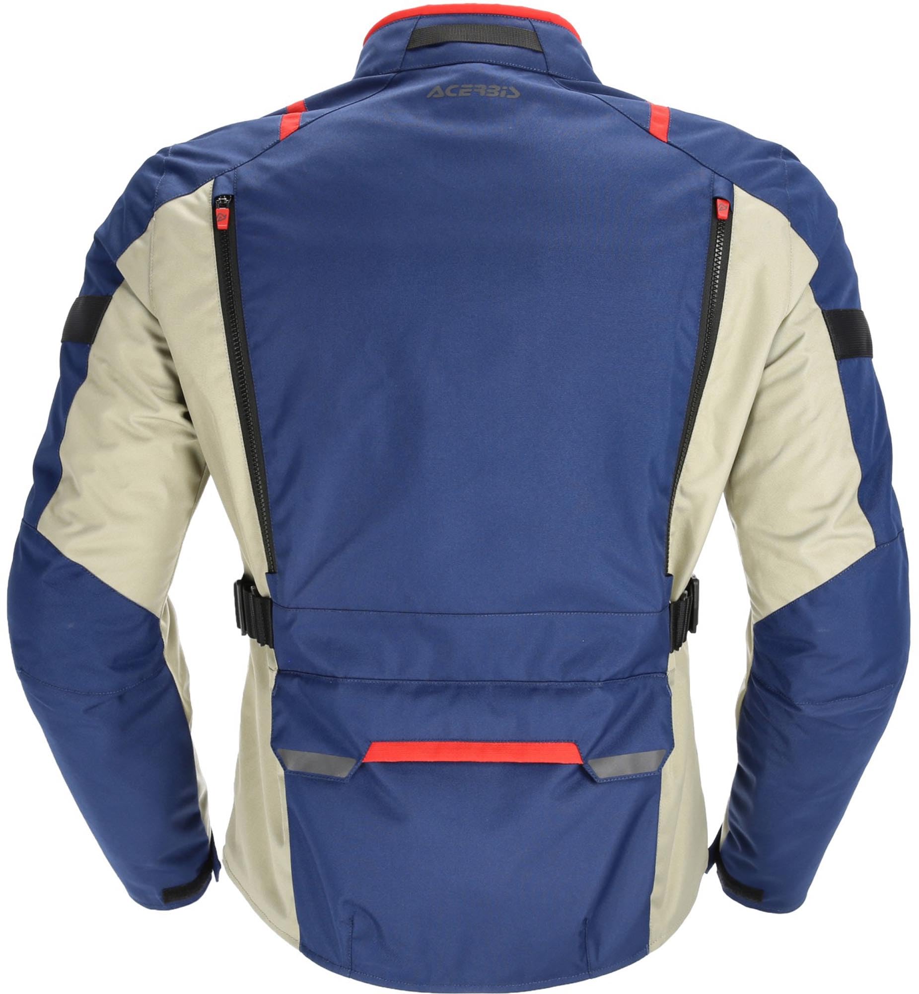 Acerbis X-Travel 2.0 Kurtka tekstylna motocyklowa, niebieski/czerwony, L