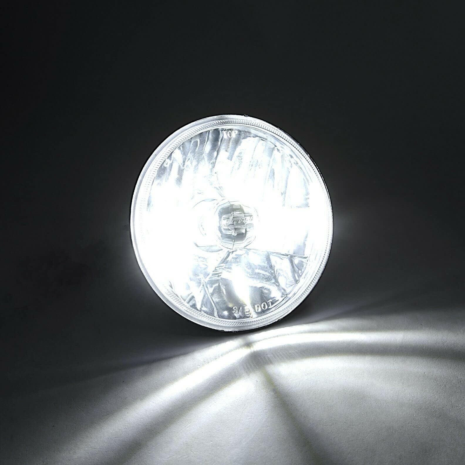 Amazon | Octane Lighting 5-3/4クリスタルクリアメタルガラス