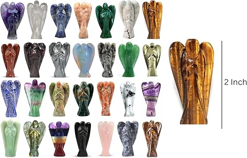 Miniatura 2 de Jet International Mezcla fantástica de 2 pulgadas, ángel, curación de chakras, equilibrio, único, energía rara, amor, divino, espiritual, psíquico,