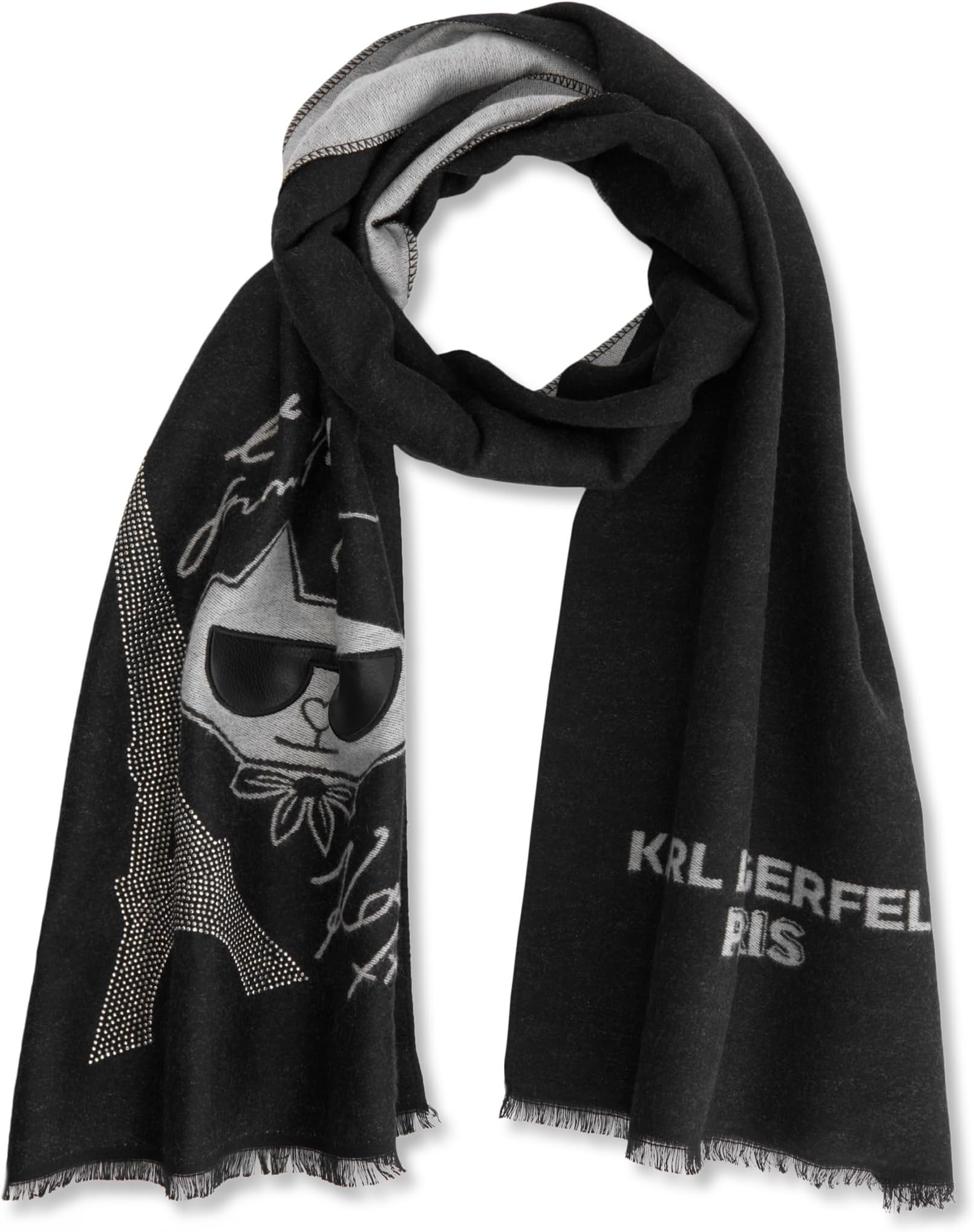 Paris Women's Accessories Scarf,Black,0S