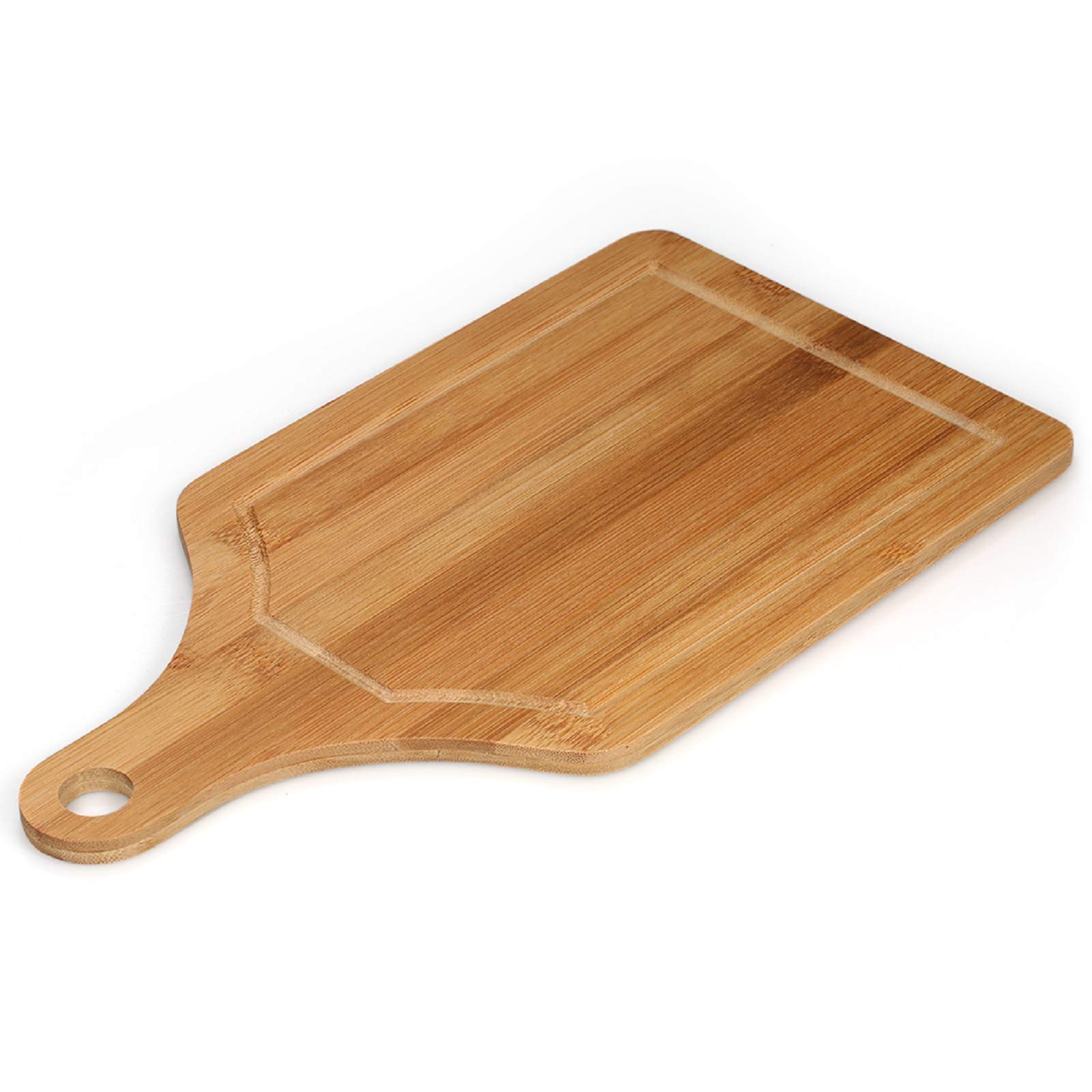 negaor Bamboo Chopping Block Pizza Plate Natural Cutting d Kitchen Chopping d