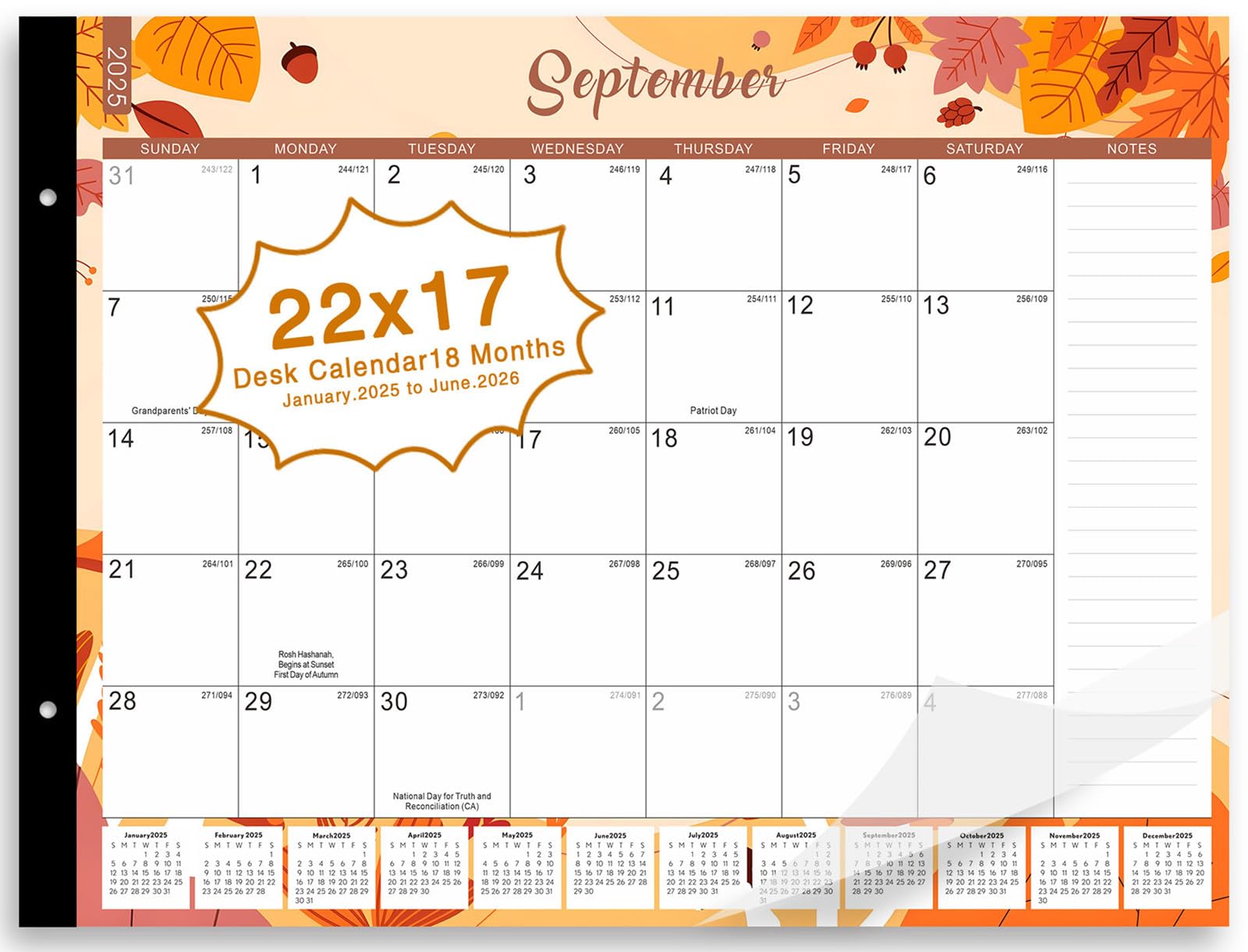 amazon-com-desk-calendar-jan-2025-june-2026-18-monthly-calendar-planner-2025-2026-22-x-17-large-desktop-calendar-for-planning-and-organizing-in-home-school-or-office-holiday-pattern-office-products