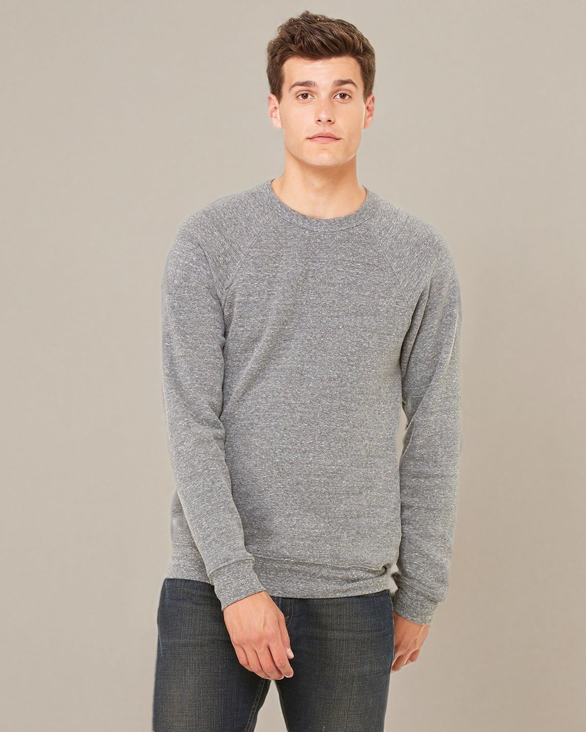 Bella + Canvas Unisex Sponge Fleece Crew Neck Sweatshirt - Image 2