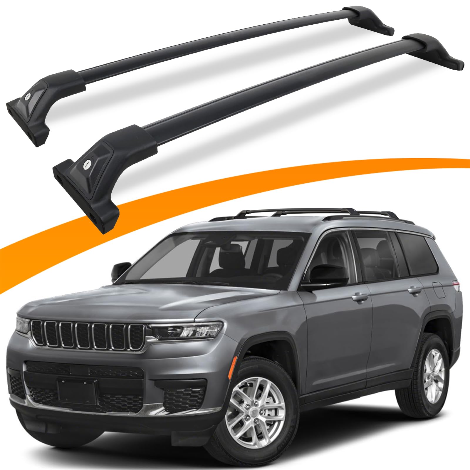 Snailfly Lockable Roof Rack Cross Bars