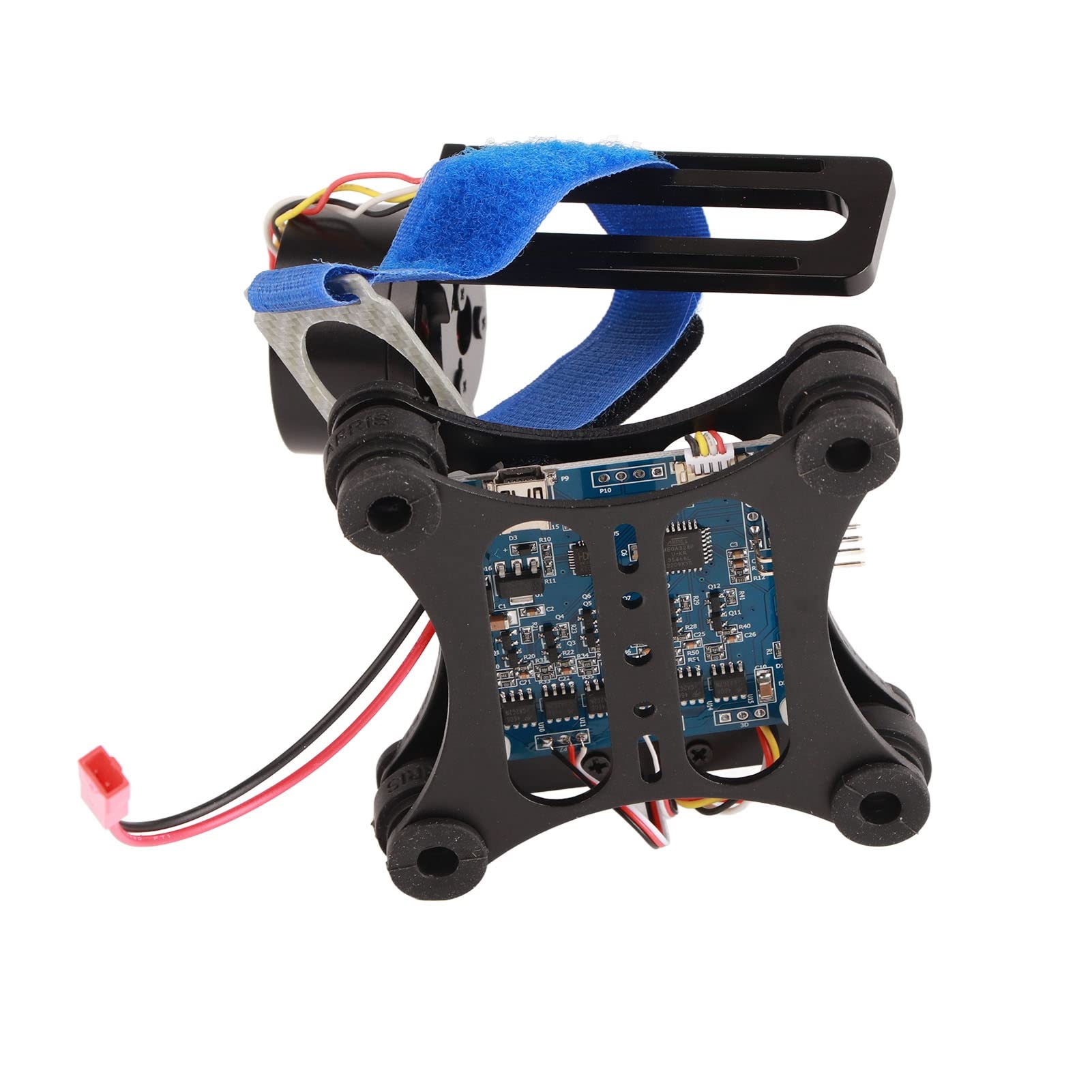 Fabater BGC 2.2 Metalowy Bezszczotkowy do Kamery 3/3+/4 RC Drone Część RTF ze Stopem Aluminium CNC, odporność na Wstrząsy, Zasilanie 12V (BLACK)