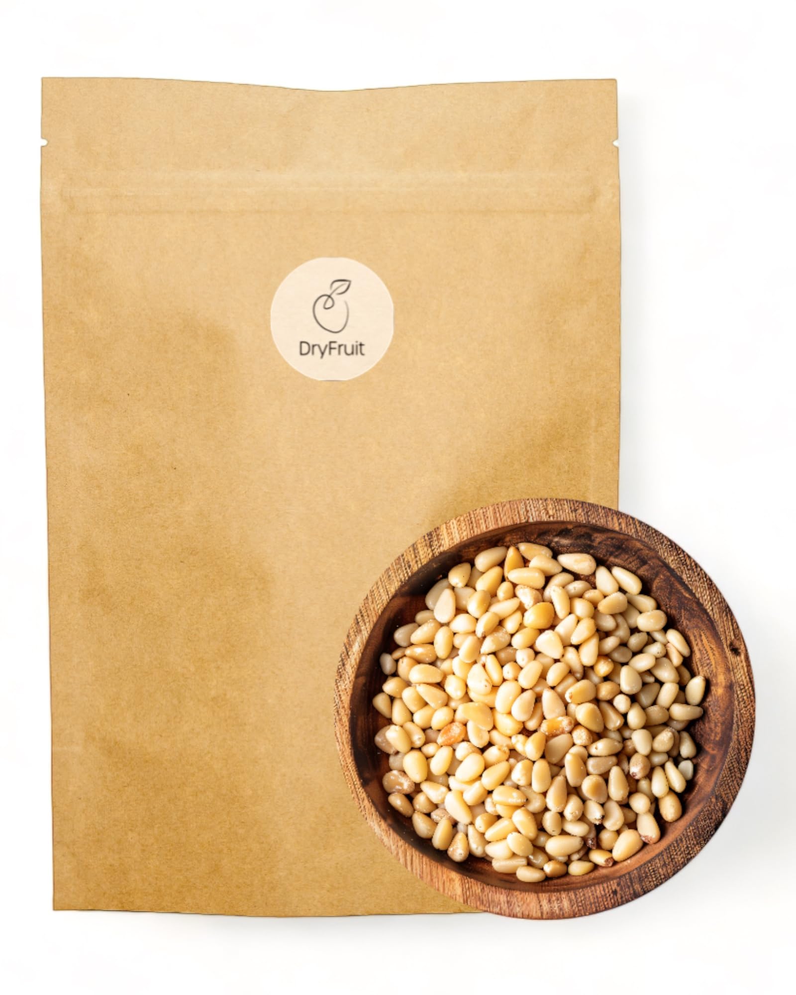Dry-Fruit - Pinienkerne 500g Medium | roh, naturbelassen und ungesalzen | ohne Zusätze | knackig & frisch | ideal als Topping in Joghurt und Müsli, oder zu Pasta
