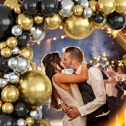 Miniatura 50 de Kit de arco de guirnalda de globos de Halloween, globos rosa macarrón morado con esqueleto de guardia de calabaza, globo de papel de aluminio, globo