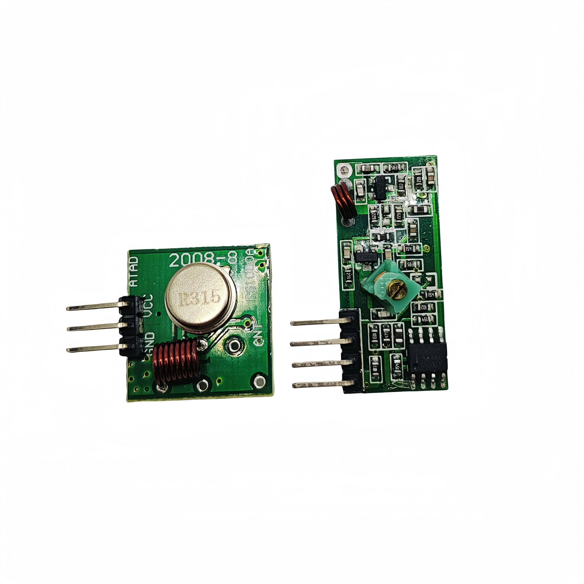 TicTocStore 5pcs 315M Transmitter + Receiver Kit High Frequency Super Regenerative Transceiver Module for Remote Control Arduino/ARM/MCU/Raspberry Pi