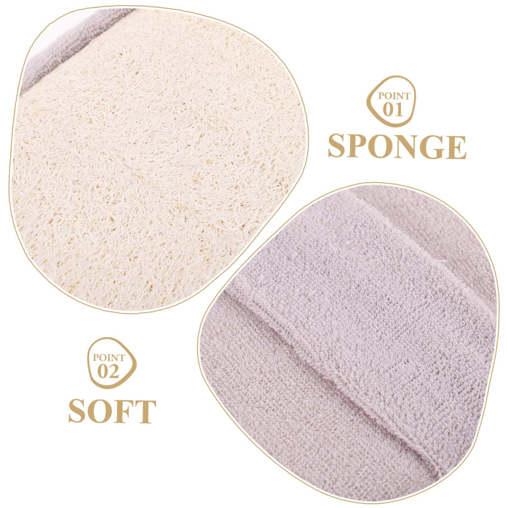FOMIYES 12stücke Exfolierende Luffa-badeschwämme Natürlicher Peeling-schwamm Für Männer Und Frauen Sanfte Körperpflege Für Glatte Haut