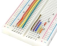 Vista 5 de Kit de cables de puente sin soldadura para placa de pruebas electrónicas 400 830 puntos de conexión Cable de puente sólido de 14 valores 126 piezas