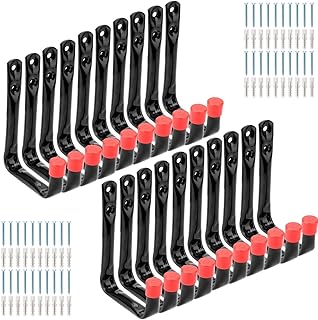 20 Pcs Garage Storage Hooks, 9cm Wall Mount H...,