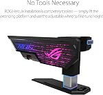 ASUS ROG Herculx Graphics Card Holder (Tool-Free Design, Included Spirit Level, Solid zinc Alloy, 72-128mm, Aura Sync)