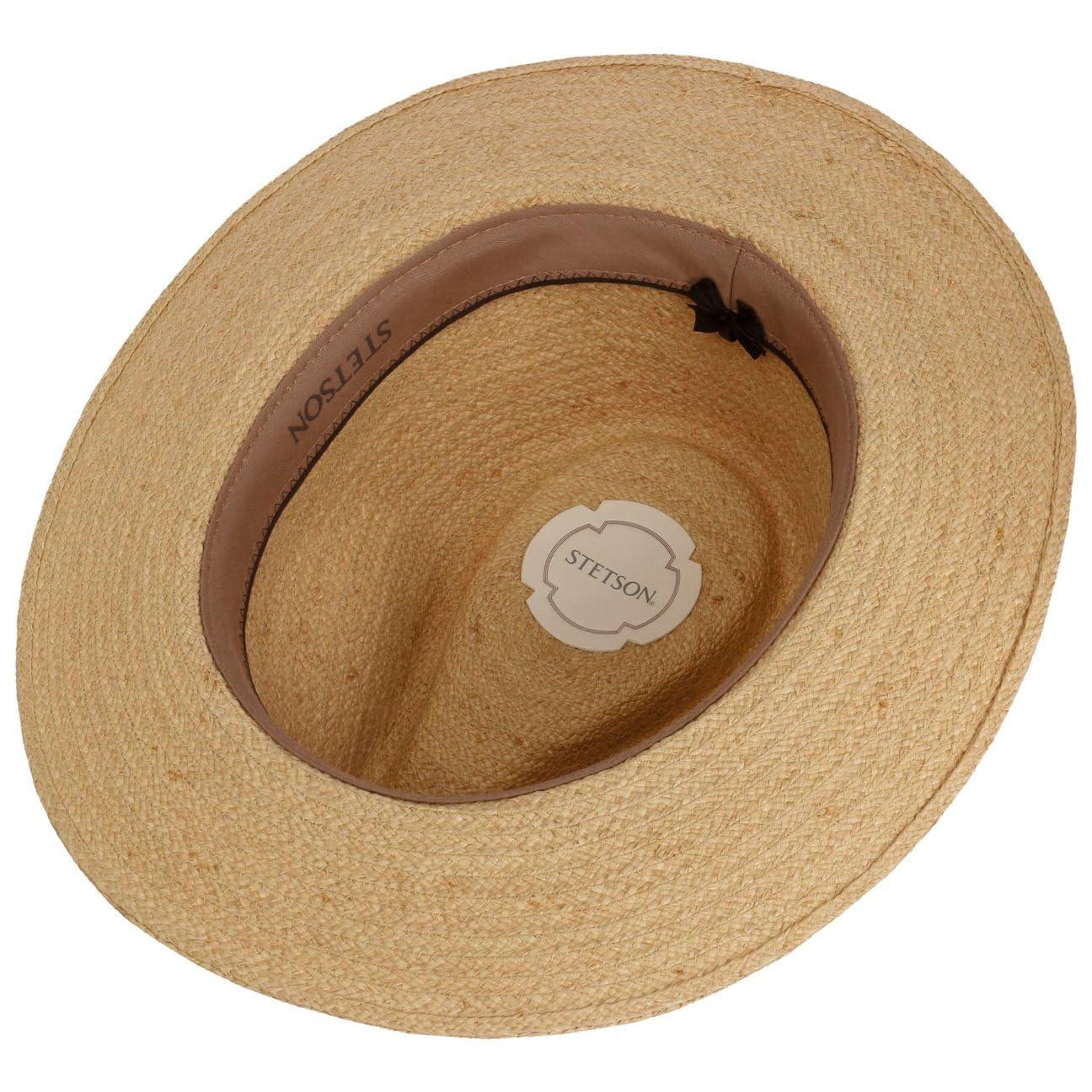 Stetson Yescott Chapeau Traveller Paille Raphia Protection UV 40 Unisexe Printemps Ete