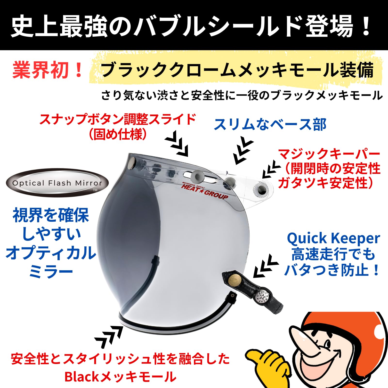 Amazon.co.jp: ［ヒートグループ］史上最強 バブルシールド 開閉機能 