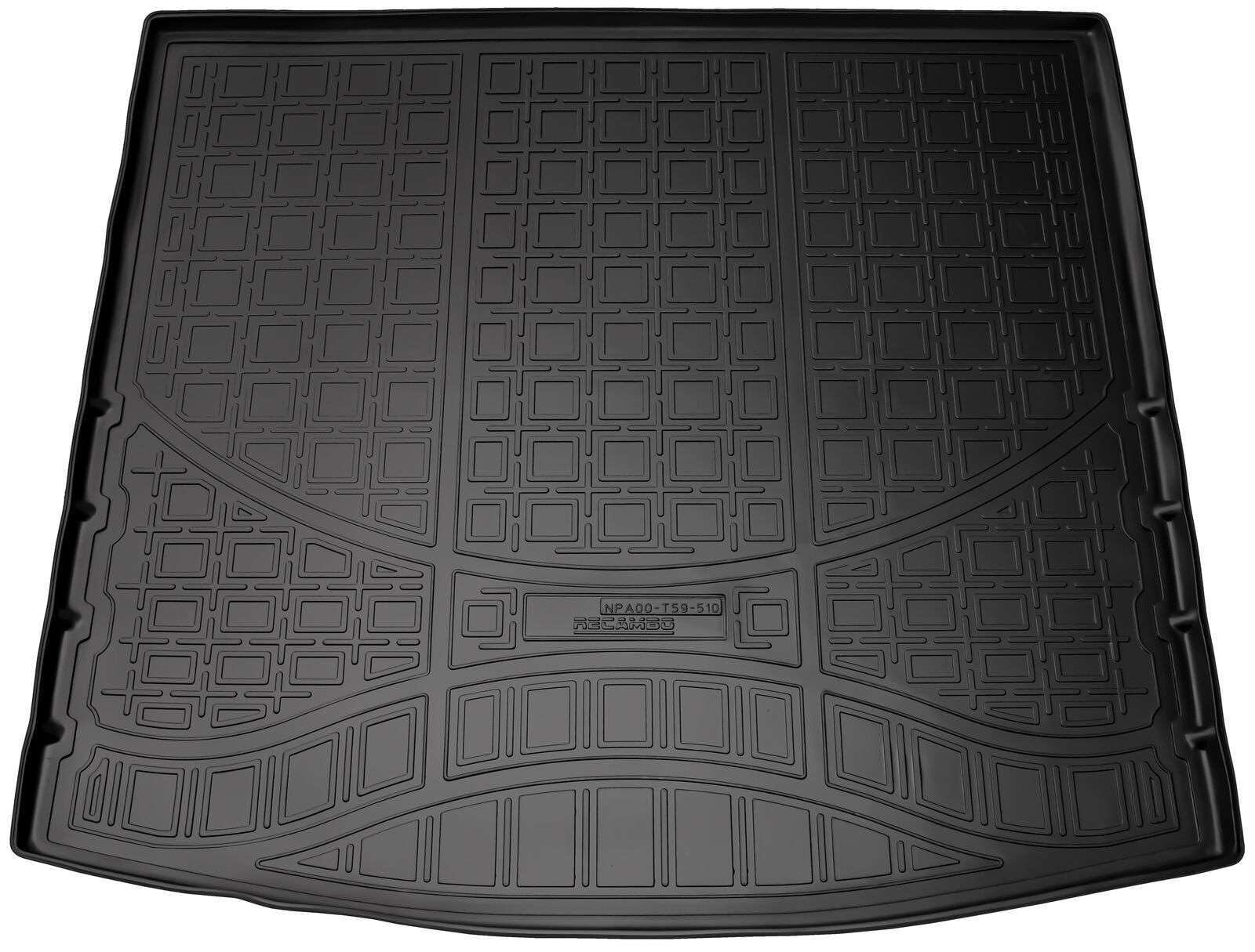 RECAMBO Gummimatten & Kofferraumwanne Set passend für Mitsubishi Outlander III, hoher Boden | BJ ab 2012> - 100% passgenaue Auto Fußmatten und Kofferraummatte aus hochwertigen rutschfesten TPE