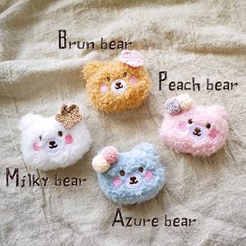 Amazon.co.jp: ベビー ヘアピン 子ども Plushbear ベビーぱっちんピン