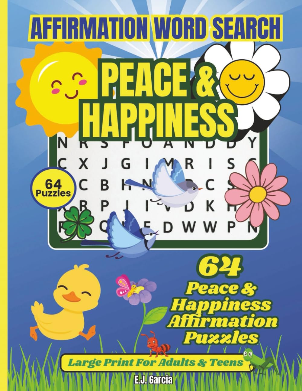 Peace & Happiness Affirmation Word Search (Positive Affirmation Word Search Series)