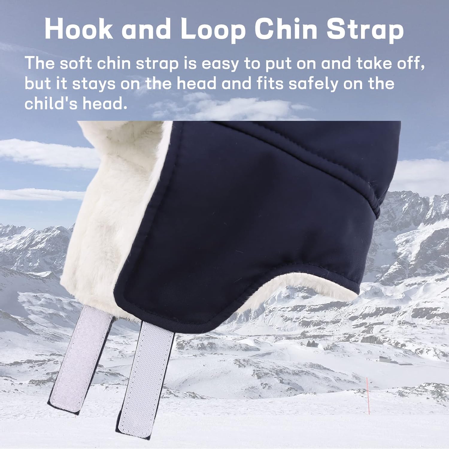 JANGANNSA Waterproof &Windproof Winter Baby Beanie Fleece Lined Kids Trapper Hat Earflap Warm Hat for Boys Girls - Image 3