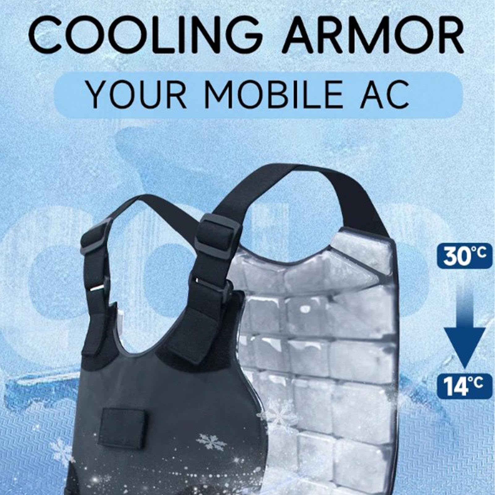 Chaleco Refrigerante de Hombre | Chaqueta Ligera sin Mangas - chaleco de seguridad refrigerante | para correr, senderismo, camping, deportes, caminar, trabajo, construcción, actividades al aire libre