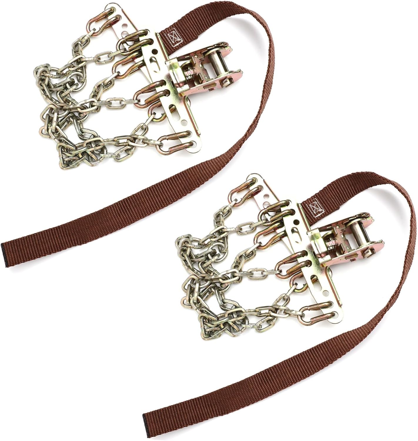 2pcs Car Tyre Chains Skid Tire Snow Straps for Winter Driving Safety Automobile Chains