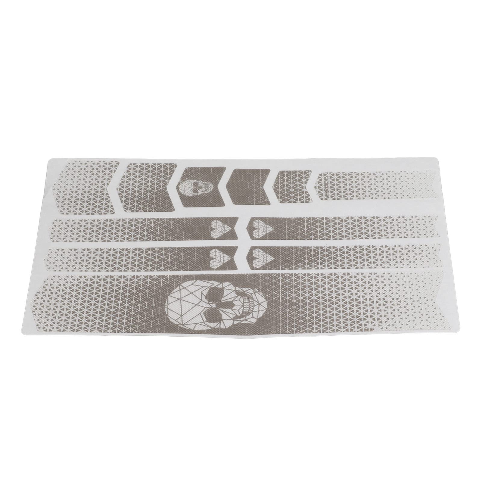 Bicycle Frame Tape Thickened AntiYellowing Bicycle Frame Protector Sticker Decorative PVC for Top Tube for Down Tube for Mountain Bike (Skull Head)