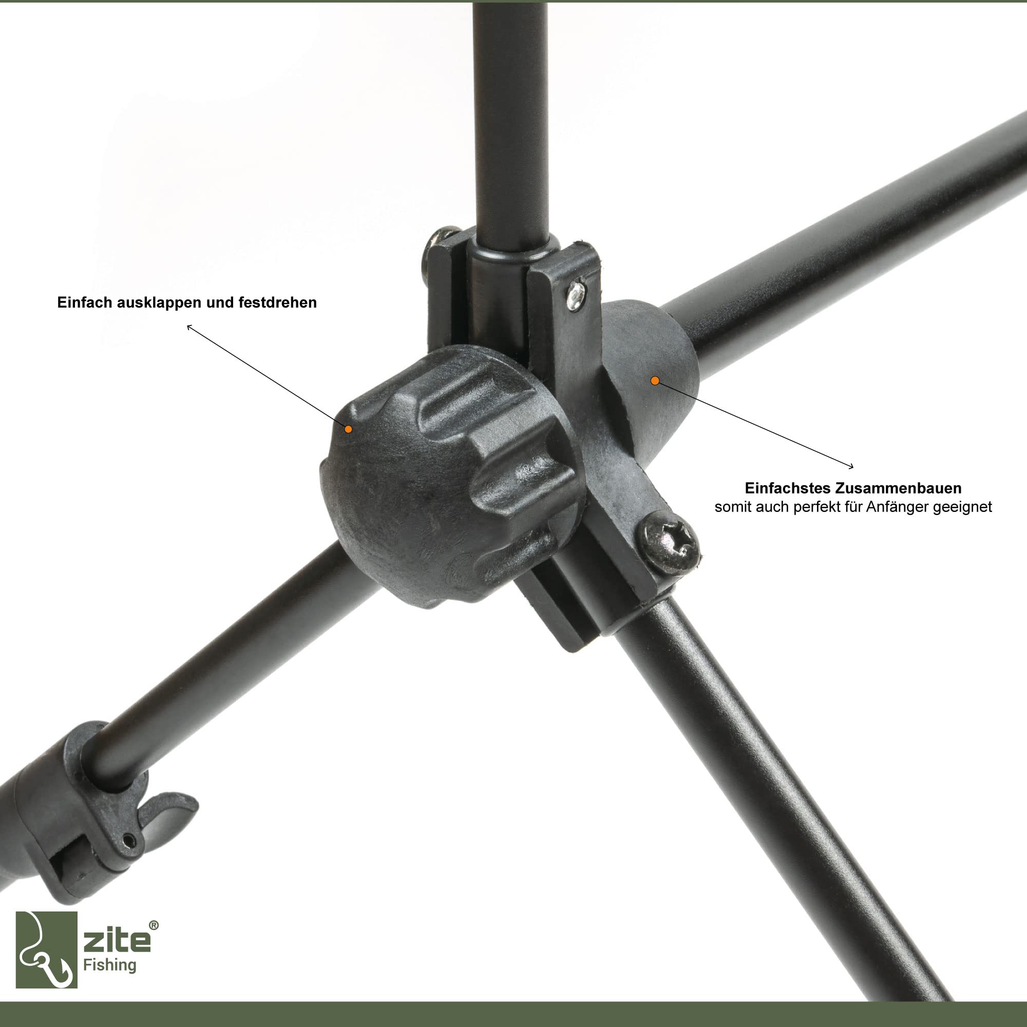 New Direction Tackle 4 Rod Pod voor karpervissen, hengelhouder voor karperhengels, hengelrek, hengelstandaard, rod pod