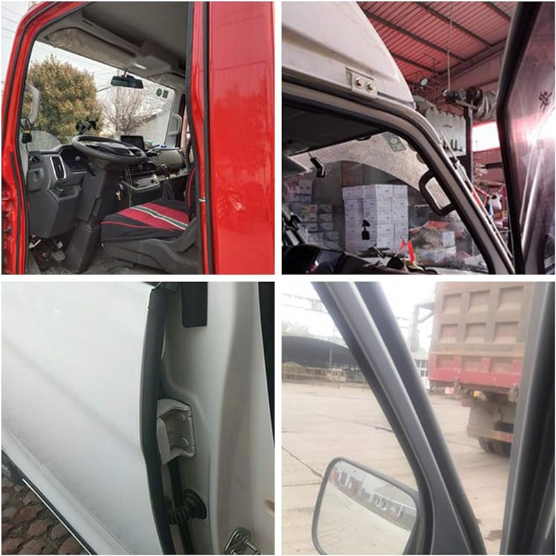 Tuokay 10m EPDM Gumi Ajtótömítés - 12x14mm D-alakú Szigetelőcsík Autóajtóhoz, Motorházhoz, Csomagtérhez - Hangszigetelő Tömítőszalag A