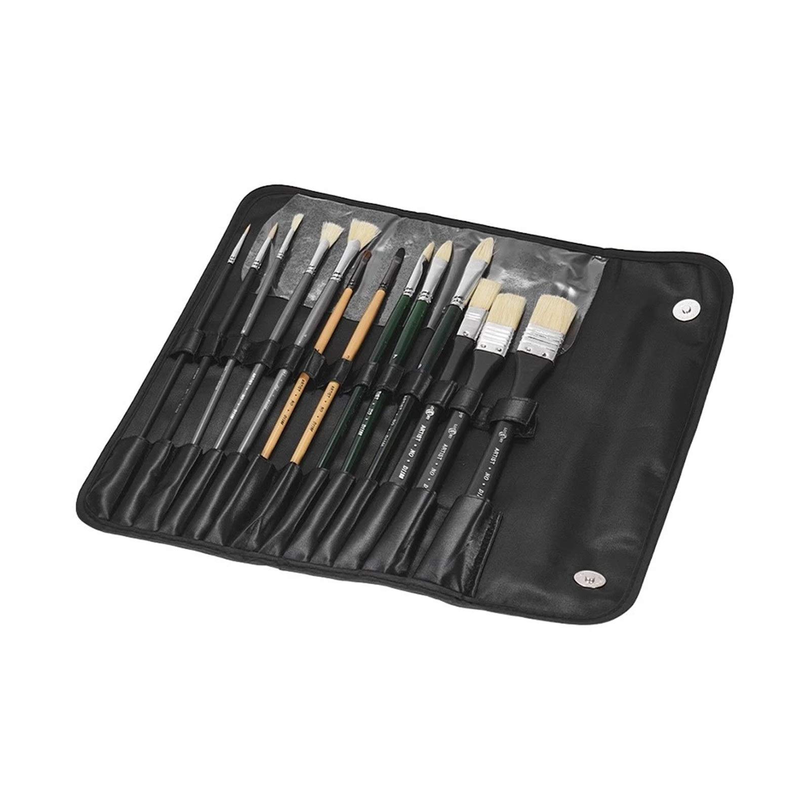 Juegos de Pinceles Juego de Pinceles Pintura 13 uds, for al óleo acrílica Acuarela con Bolsa para Principiantes y Profesionales