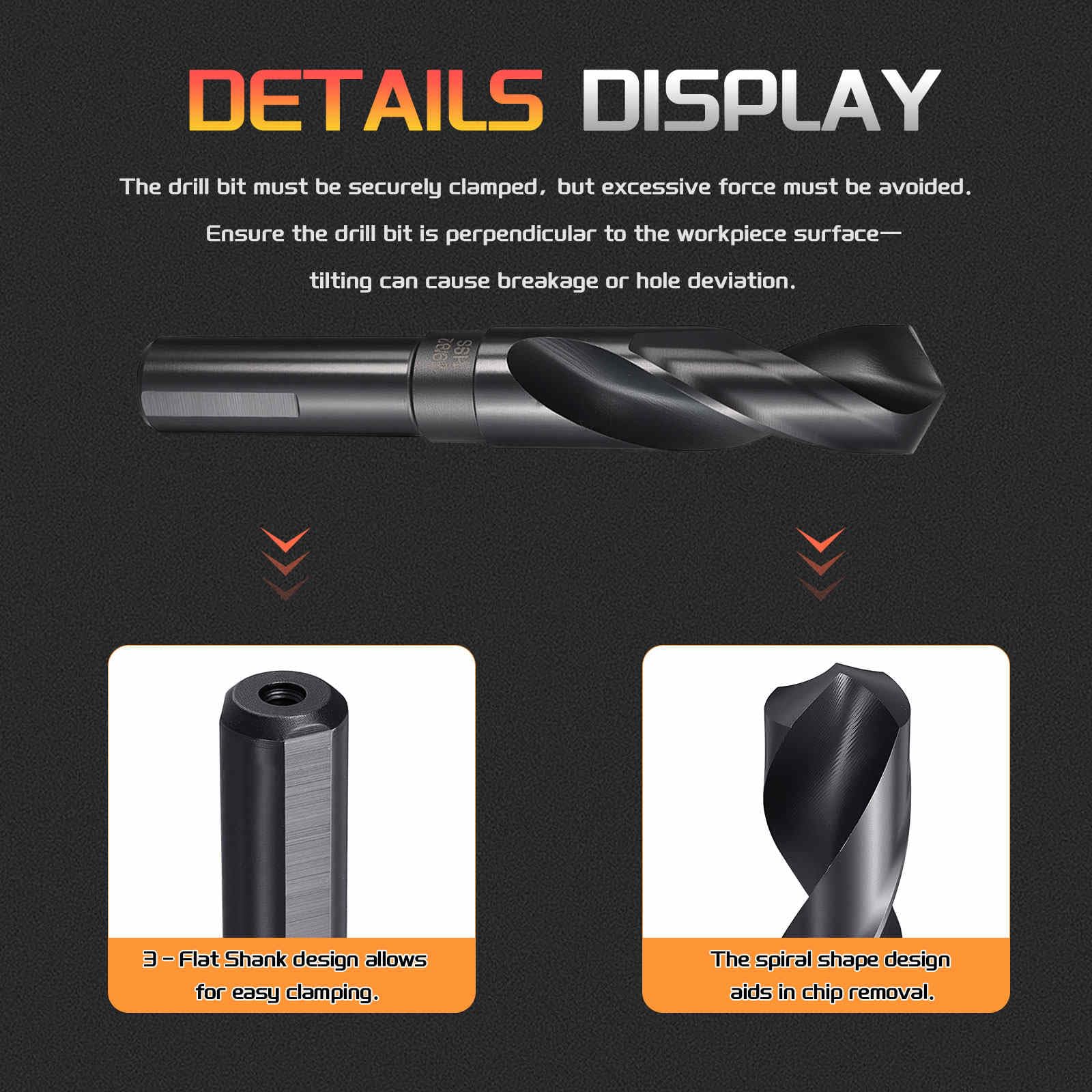 CoCud Drill Bit, 29/32" Cutting Diameter, 3/4" Shank 4241 118° Light, 29/32" (23.019mm) - Image 3