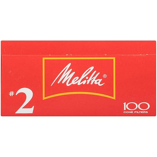 Miniatura 3 de Melitta Filtros de café de cono #2, blanco, 100 unidades