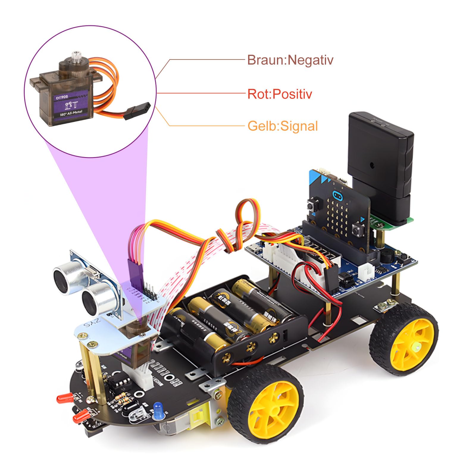 25KG 180° Gear Getriebe Digital Lenkservo Servo für RC Auto Hubschrauber TD
