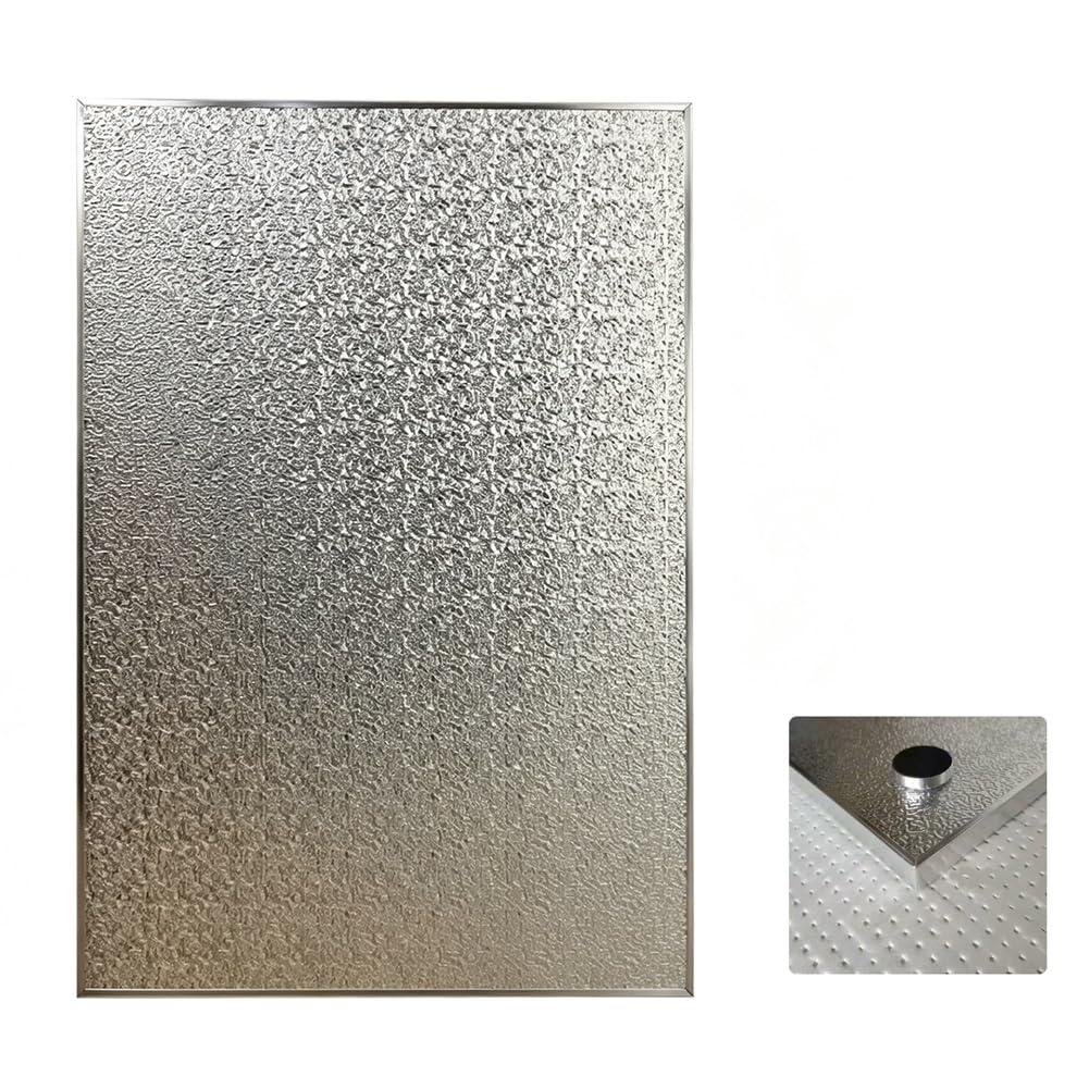 GZHERVICES Protector Contra Salpicaduras Y Escudo Térmico De Papel De - | Paquete De 1 Unidad Alta Densidad Ignífugo, Resistente Al Calor, Aislamiento Para Altas Temperaturas(Silver-B,60x110cm)