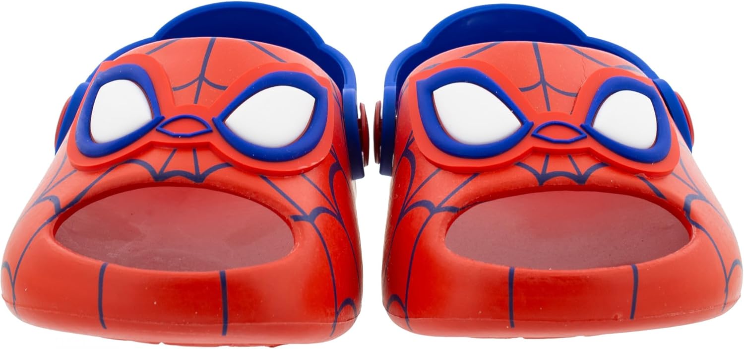 Ground Up Spider-Man Open-Toed Molded Toddler Slide-in Clogs