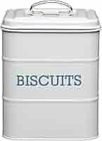 Scatola Biscotti Metallica KitchenCraft - Tenuta Aria, Stile Vintage Francese 14.5x19cm - Foto 13