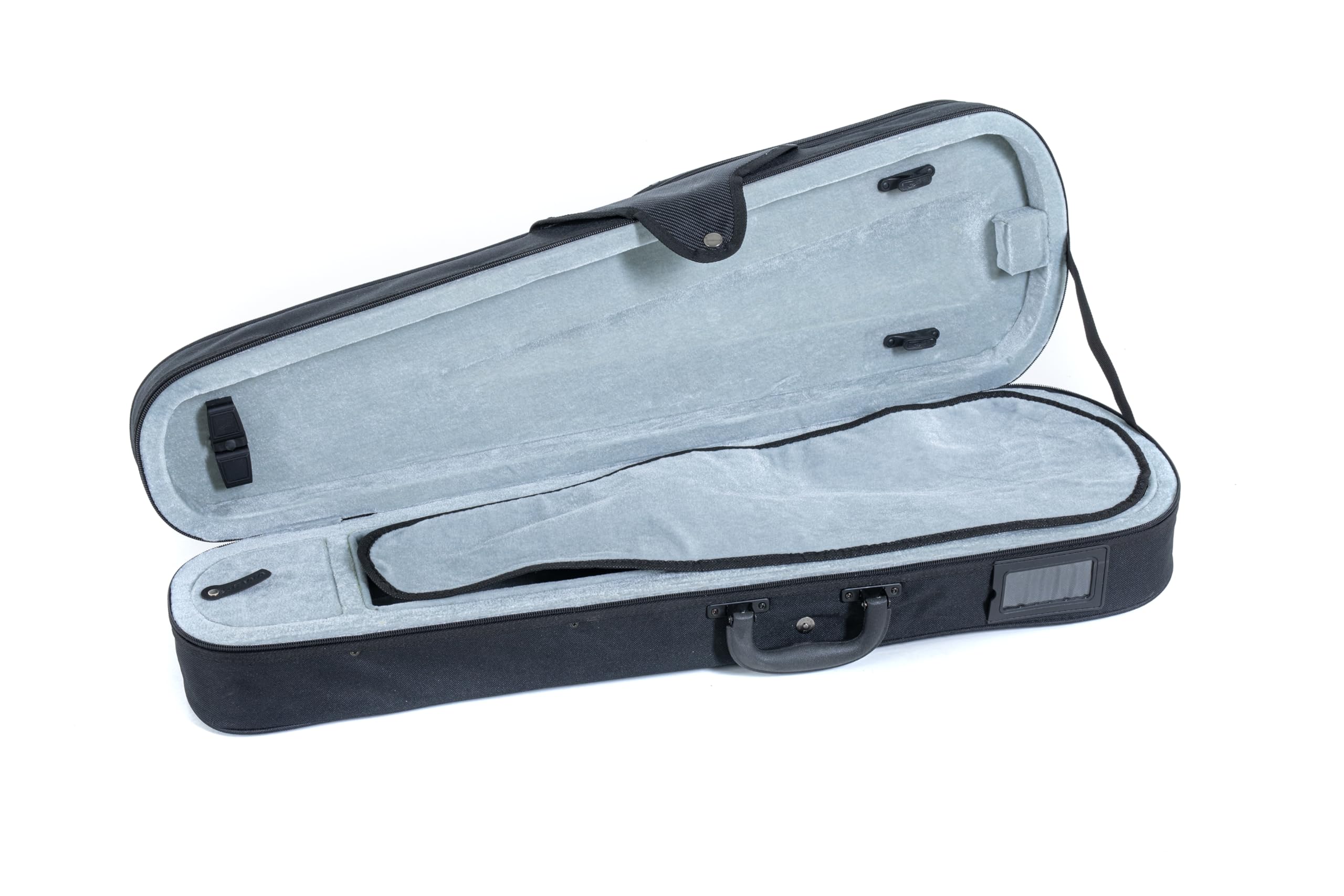 GEWA, set di violini serie Maestro 1 VL 3, 4/4 pronto per l'uso con custodia sagomata, arco in carbonio e corde Il Cannone