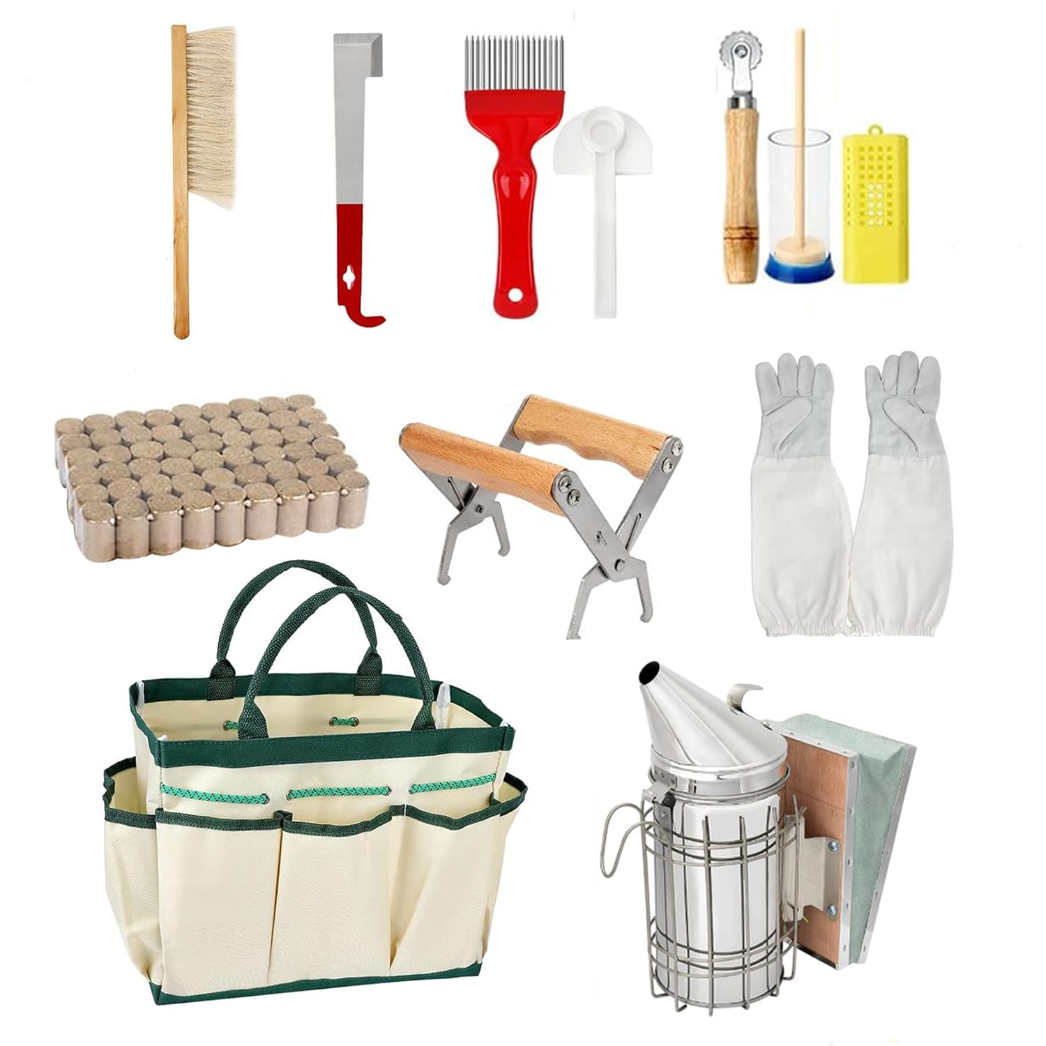 kit outillage apiculteur 12 pièces