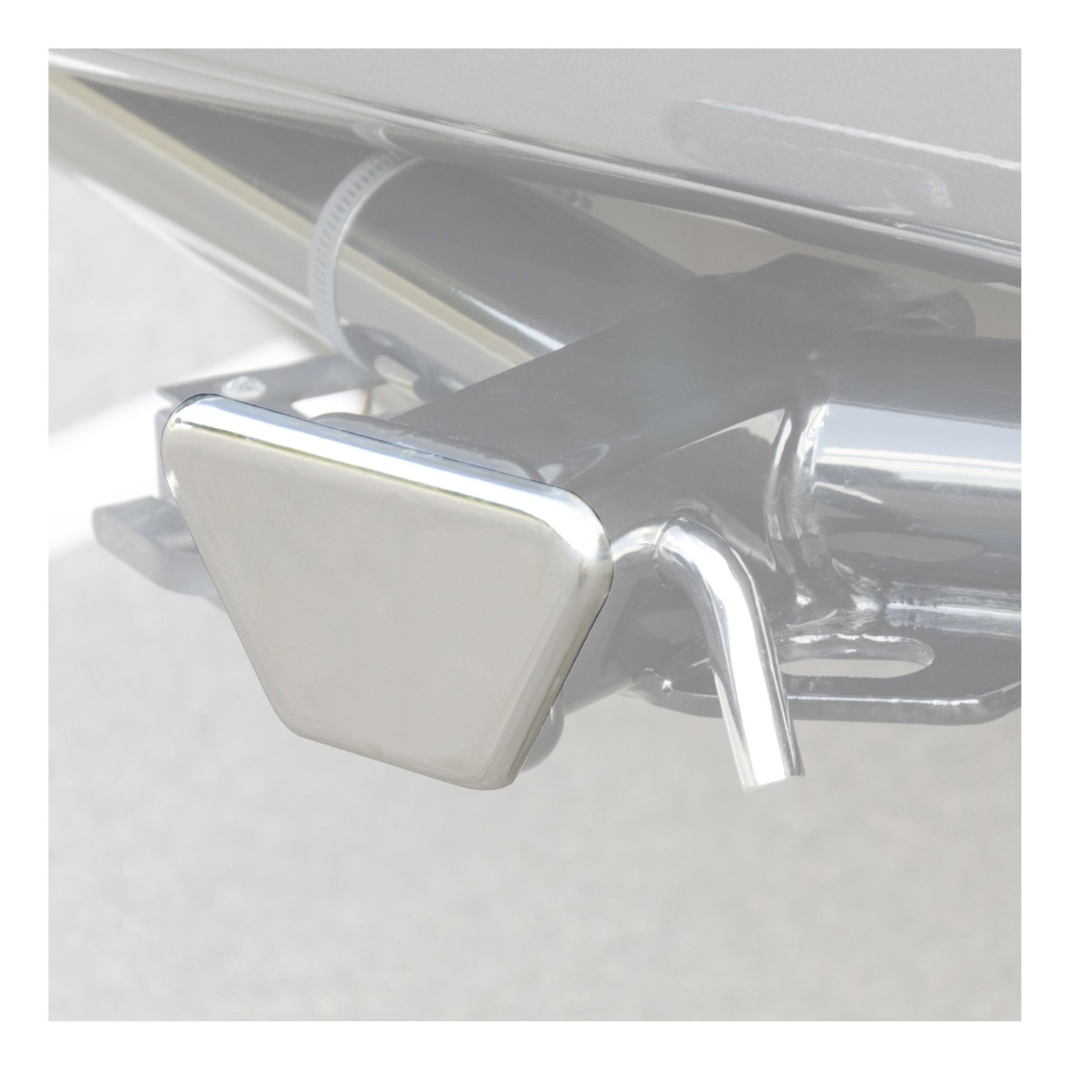 CURT 2-Inch Chrome Steel Trailer Hitch Tube Cover – Keep Your Hitch Clean & Protected