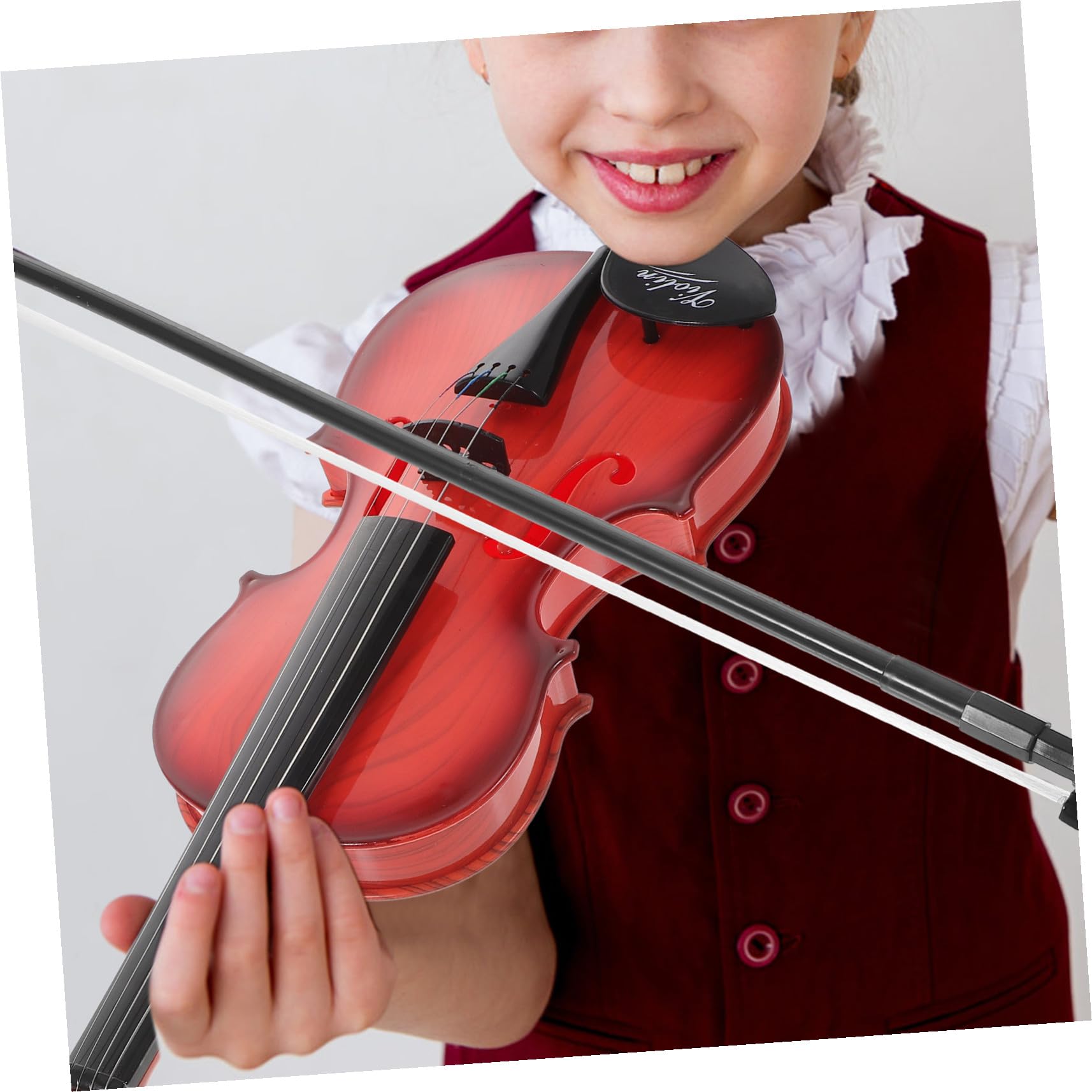 Violino Plastica per Giocattolo Bambini in Musicale | Strumento Musicale Ragazzo Ragazza, Giocattoli Vio, Decorazioni Scuola, Violino per Principianti