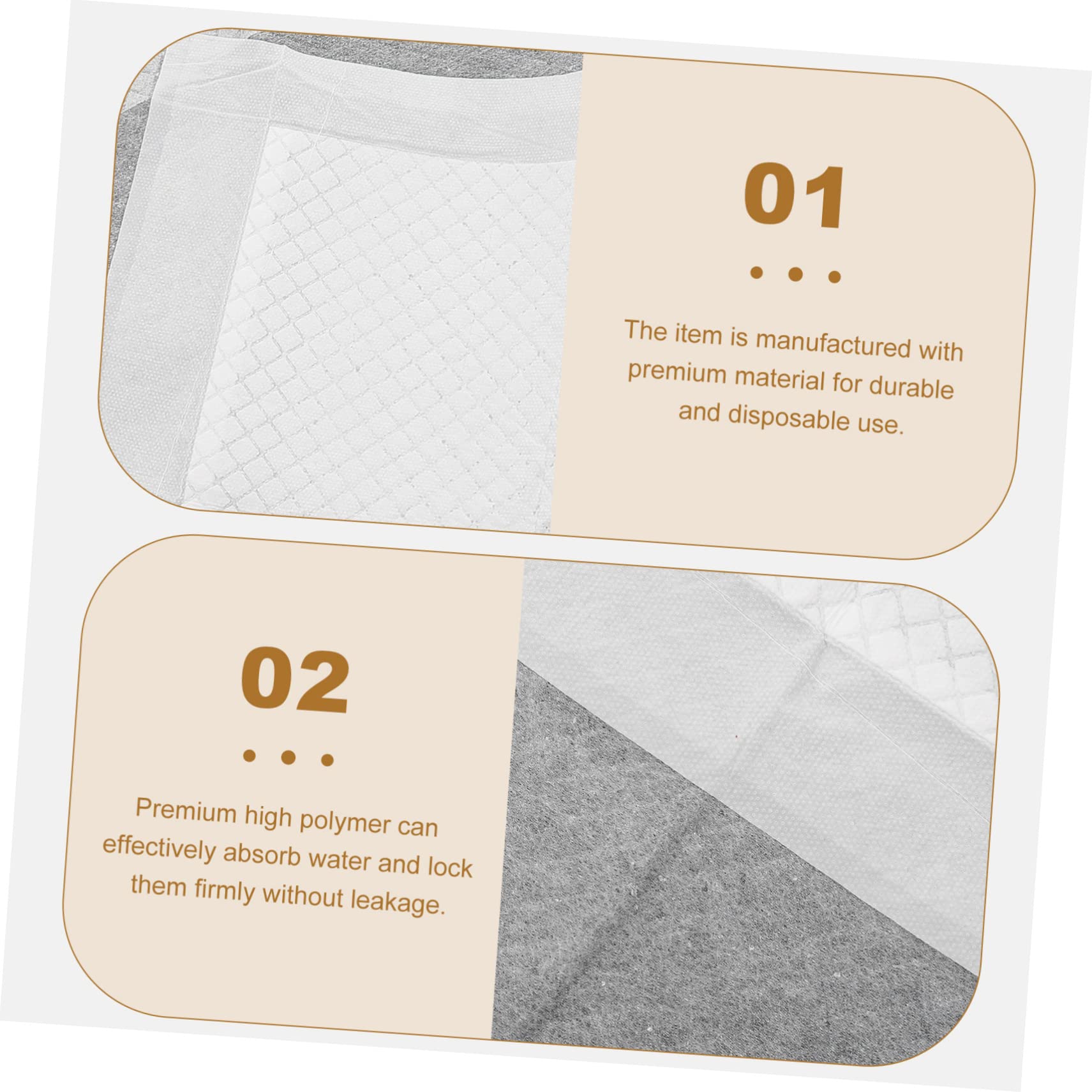 Yardwe Almohadillas para Mascotas Empapadores Absorbentes De Entrenamiento para Perros Y Gatos para Casa Y Protección Eficaz Y 100 Piezas*2