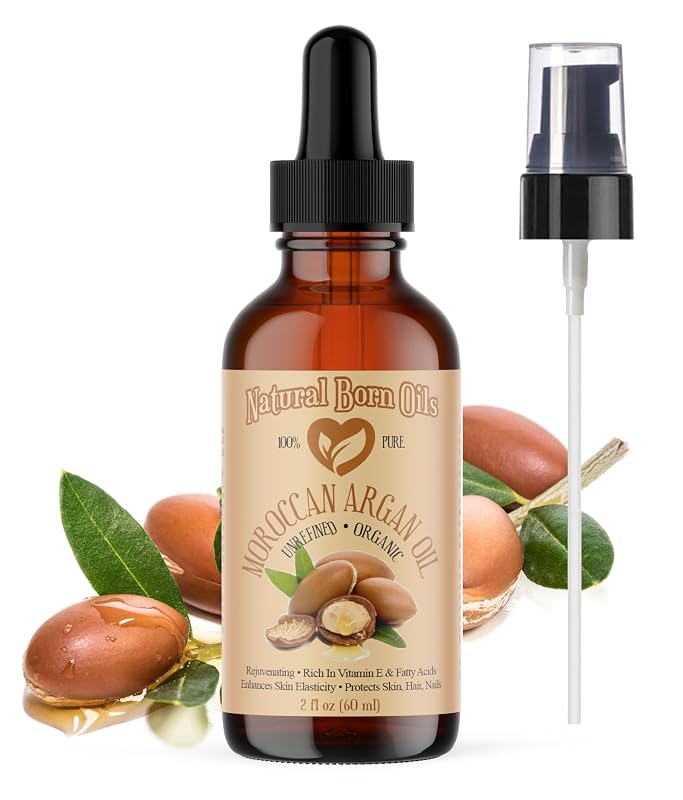 Natural Born Oils Óleo de Argan Marroquino, 60 mL