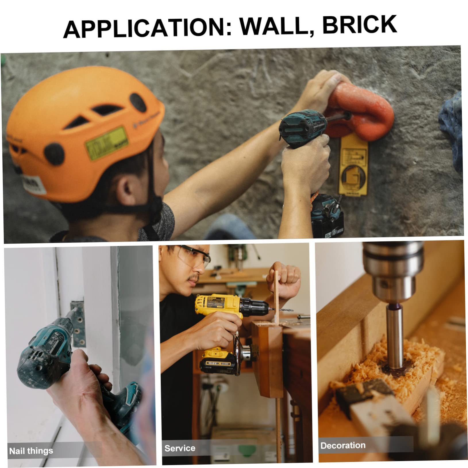 UKCOCO 1juego Brocas Para Hormigón De Abridor Para Paredes De y Resistente y Duradero Para Instalaciones De Aire Acondicionado y Tuberías