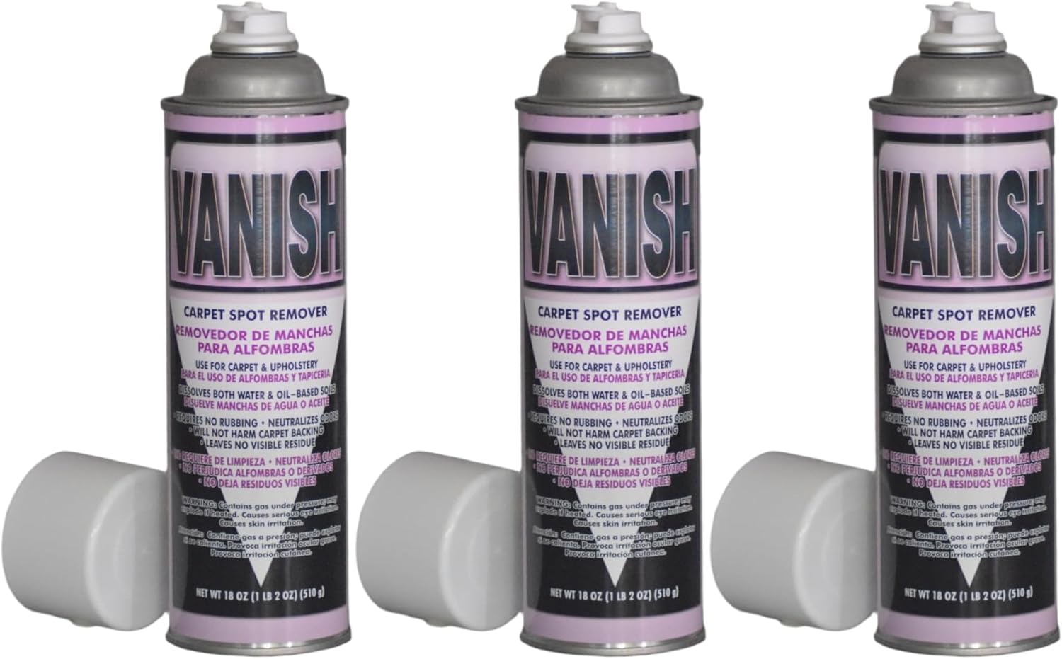 Vanish Carpet Spot Remover - Instant Stain Remover for Carpet & Upholstery, Leaves No Residue (4)