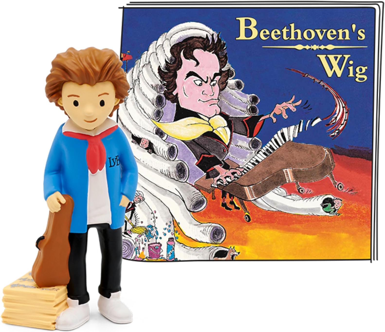 Tonies Beethoven's Wig Audio Toy Figurine Featuring Classical Songs & Sing-Along Symphonies from the Greatest Classical Music Composers