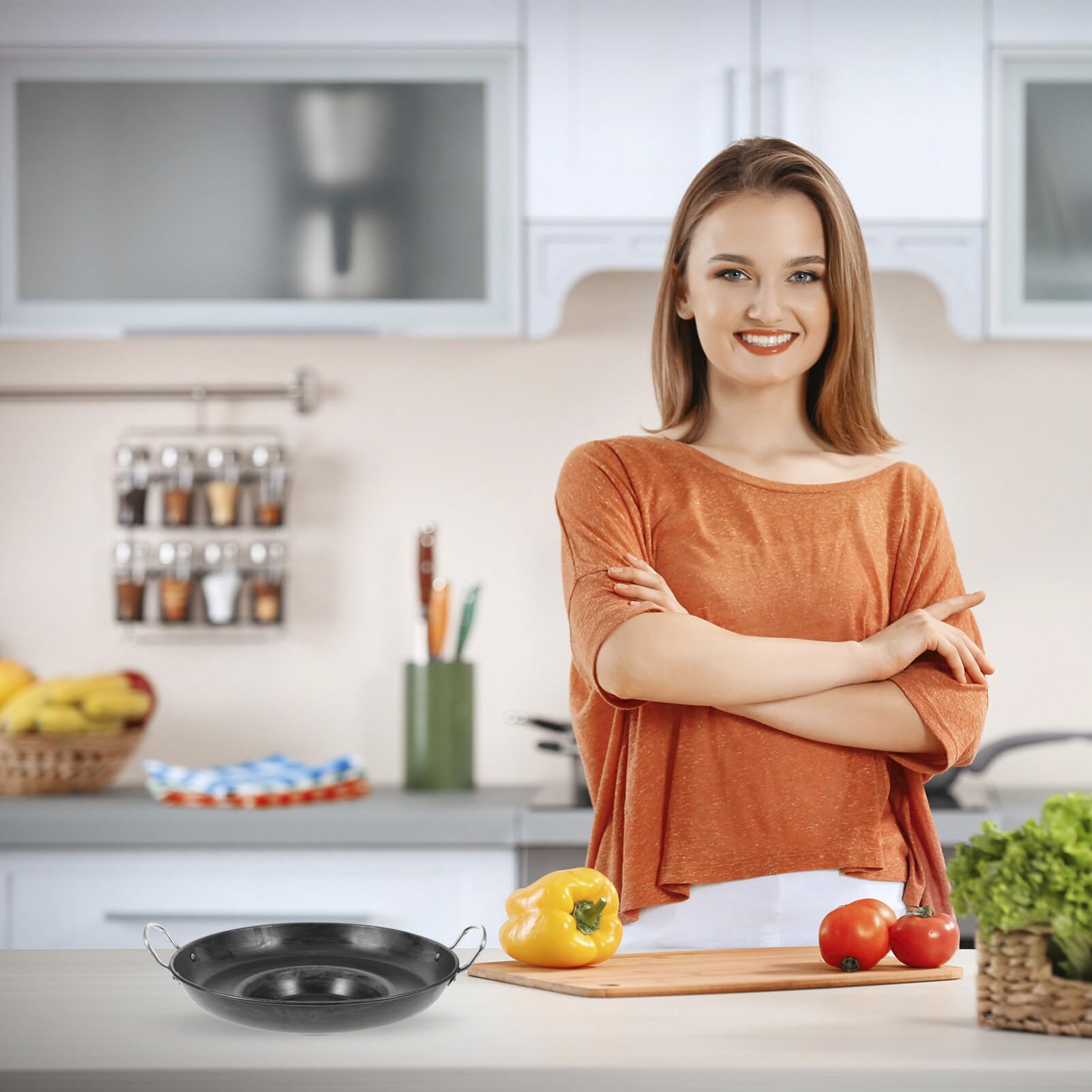ABOOFAN Frying Pan Sartén Antiadherente Perfecta Para Crepes y Tortillas Multiusos