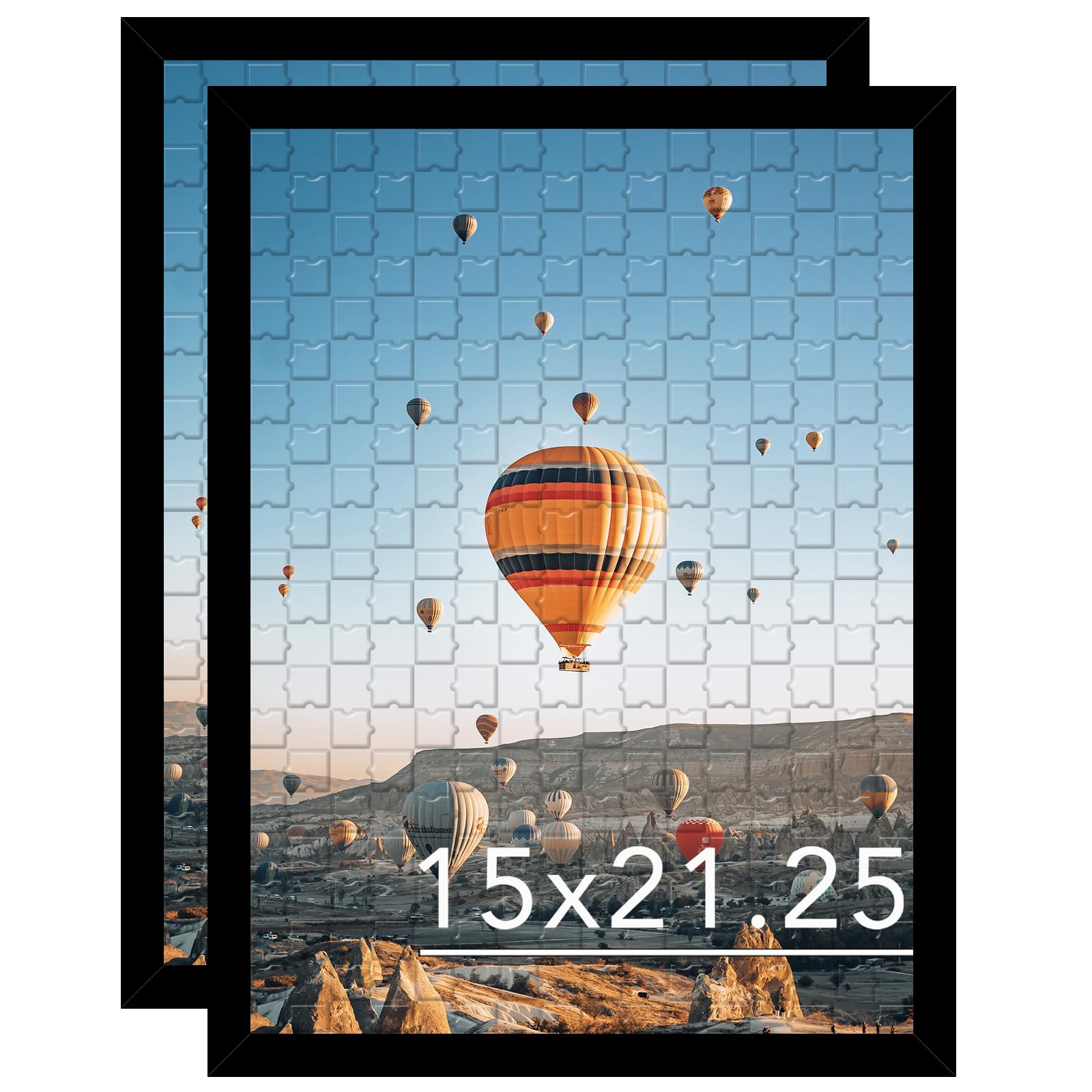 JCJMY 2-Pack 15x21.25 Black Frame