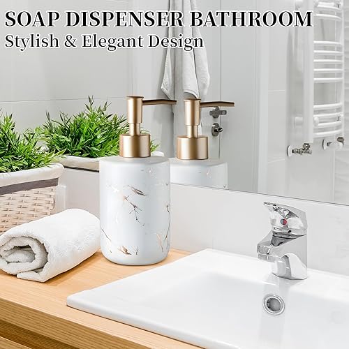 Miniatura 2 de Dispensador de jabón dorado, dispensador de jabón para platos para cocina, dispensador de bomba de jabón líquido para ducha, dispensador de loción